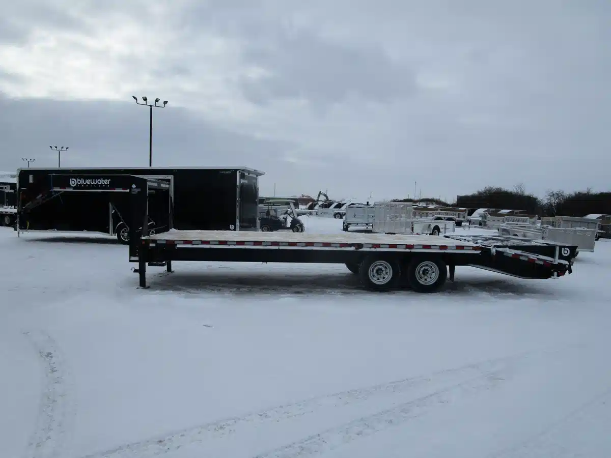 Gallery image 2 for 2025 Canada Trailers Premium Gooseneck Trailer 15,120 lbs. GVWR Trailer - Flat Deck