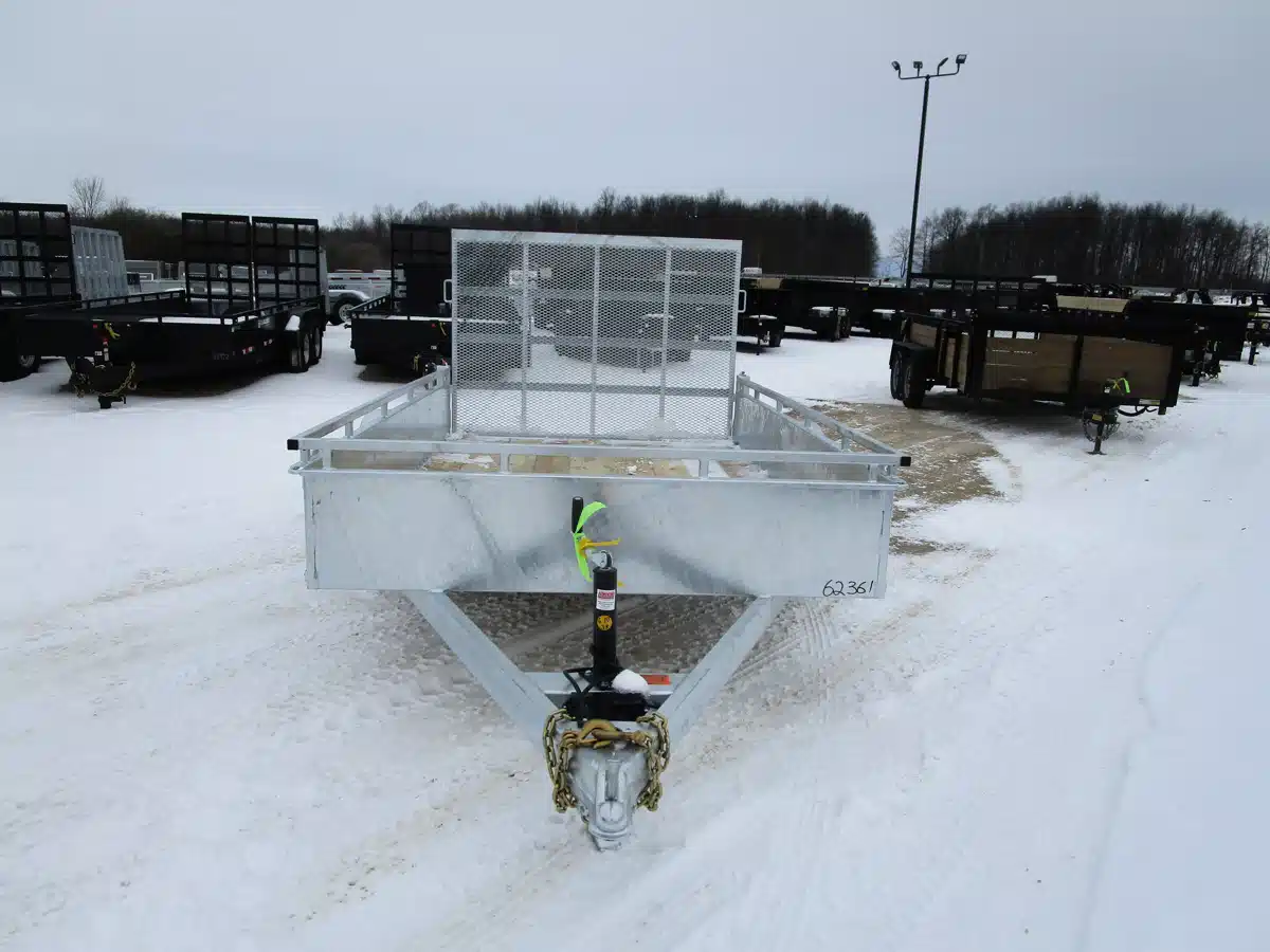 Gallery image 1 for 2025 Canada Trailers Galvanized Single Axle Utility Trailer 2,990lbs GVWR Trailer - Utility