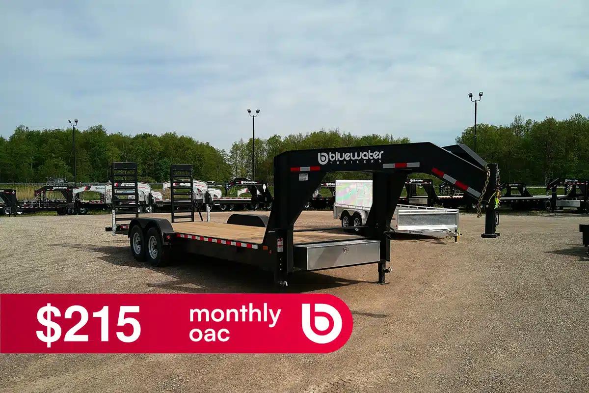 Gallery image 1 for 2025 Canada Trailers GOOSENECK EQUIPMENT Trailer - Flat Deck