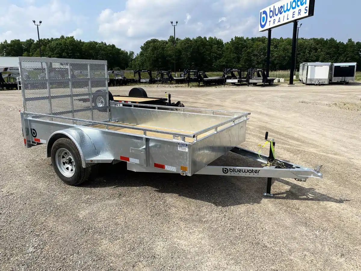 Gallery image 2 for 2026 Canada Trailers Galvanized Single Axle Utility Trailer 2,990lbs GVWR Trailer - Utility