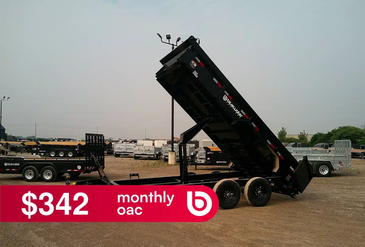 2025 Load Trail Tandem Axle Low-Pro Dump Trailer w/8" I-Beam Frame 14,000 Lb Trailer - Dump