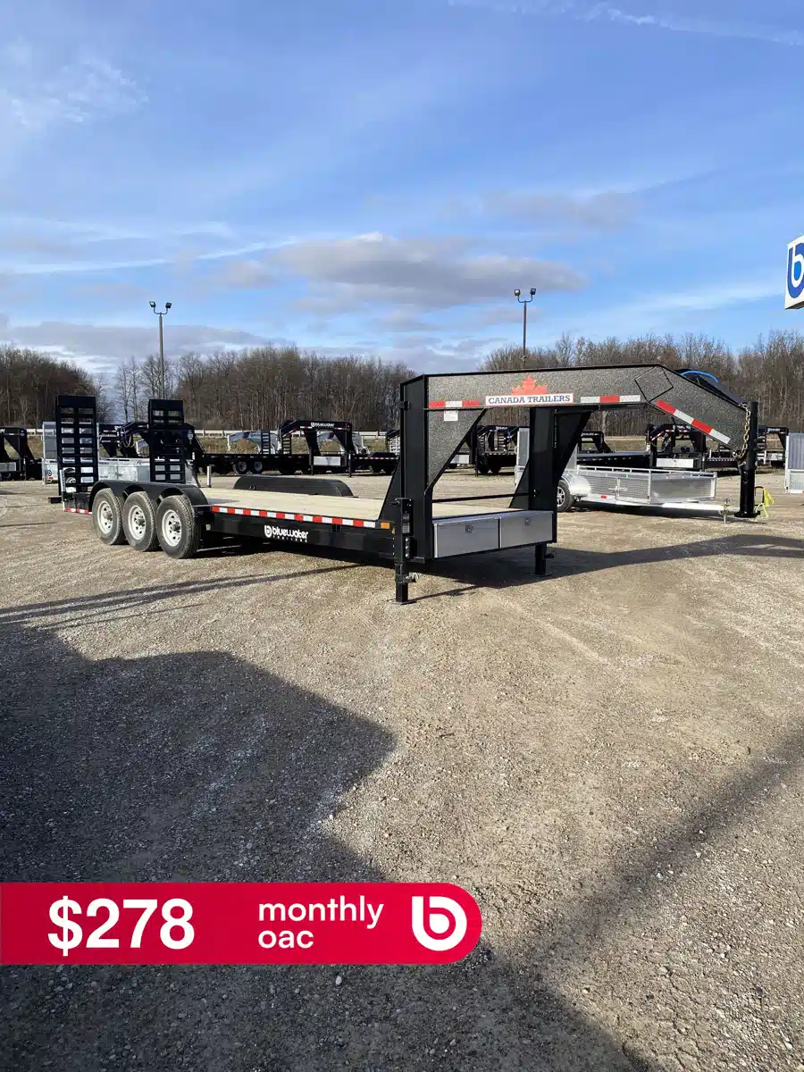 Gallery image 1 for 2026 Canada Trailers GOOSENECK EQUIPMENT Trailer - Flat Deck