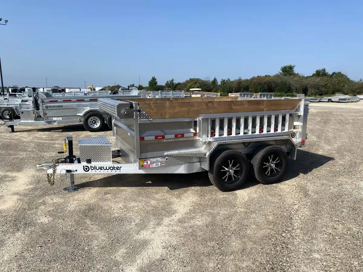 Gallery image 2 for 2026 Nordtek Aluminum Tandem Axle Dump Trailer 7,000lb Trailer - Dump