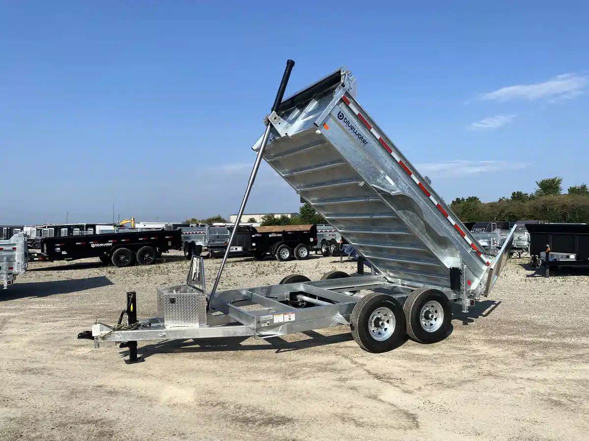 Gallery image 1 for 2026 K-Trail Galvanized Dump Expert Trailer Series 14,000 Lb Trailer