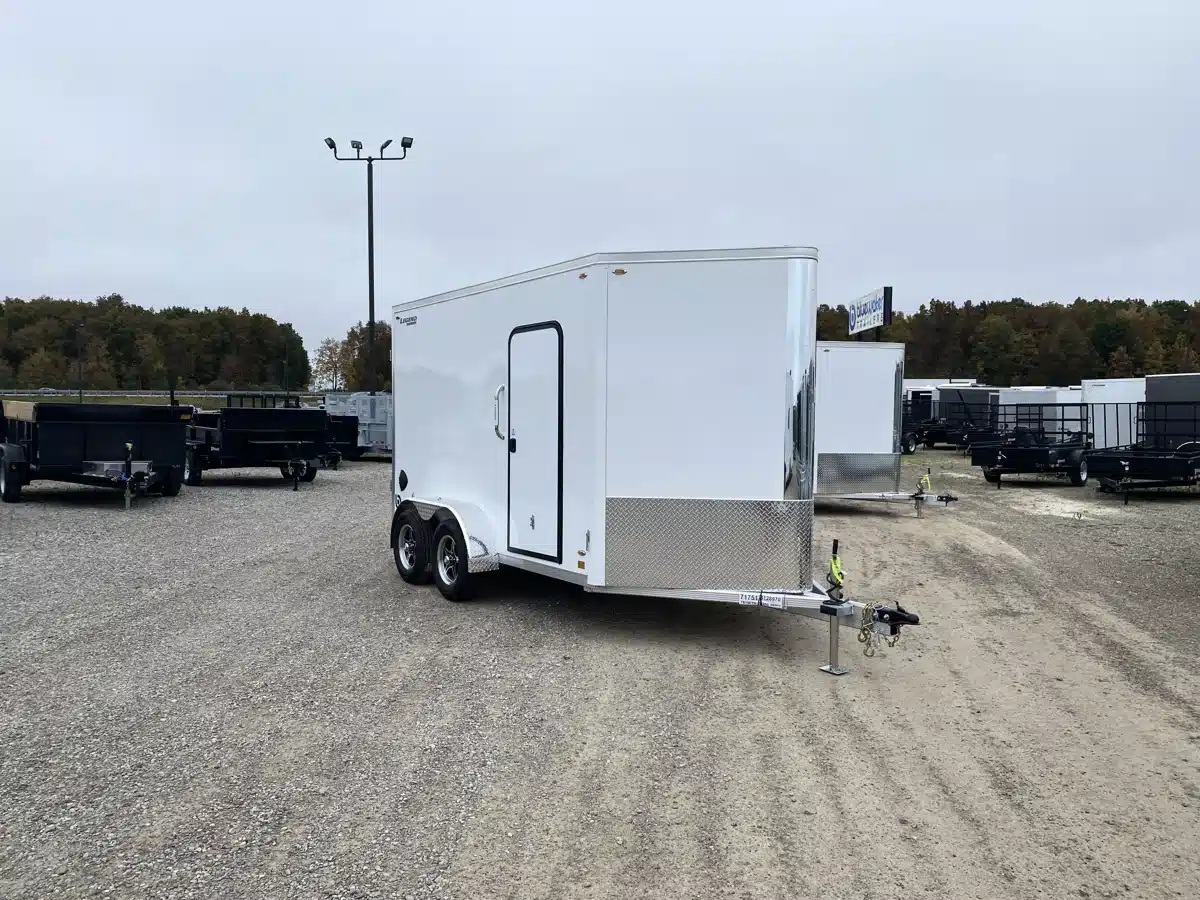 Gallery image 1 for 2026 Legend Aluminum Flat Top V-Nose Trailer