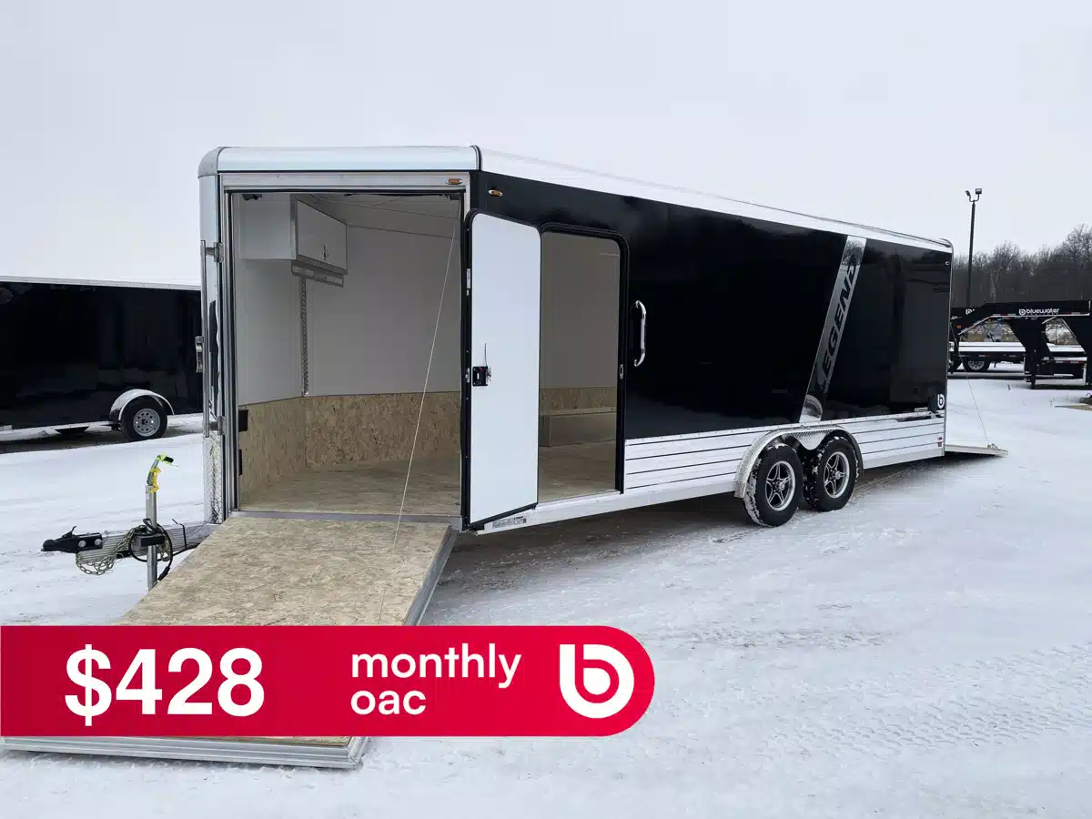 Gallery image 1 for 2026 Legend ALUMINUM DELUXE V-NOSE Trailer - Snowmobile