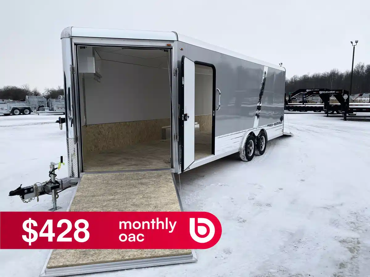 Gallery image 1 for 2026 Legend ALUMINUM DELUXE V-NOSE Trailer - Snowmobile