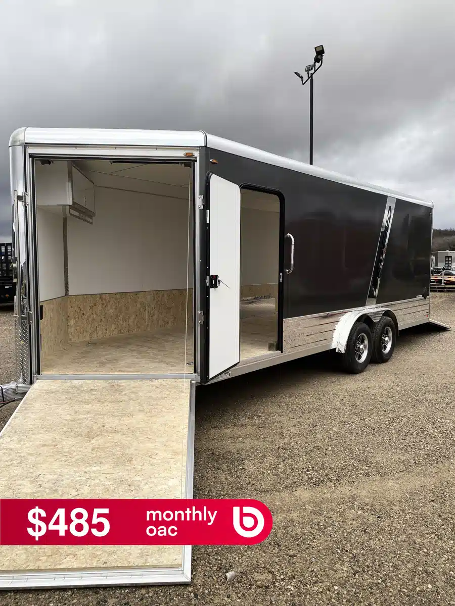 Gallery image 1 for 2026 Legend ALUMINUM DELUXE V-NOSE Trailer - Snowmobile