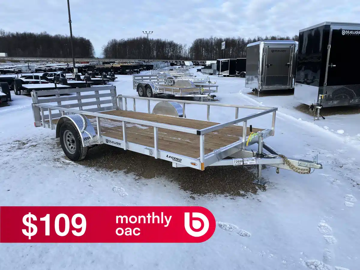 Gallery image 1 for 2026 Legend ALUMINUM OPEN DELUXE Trailer