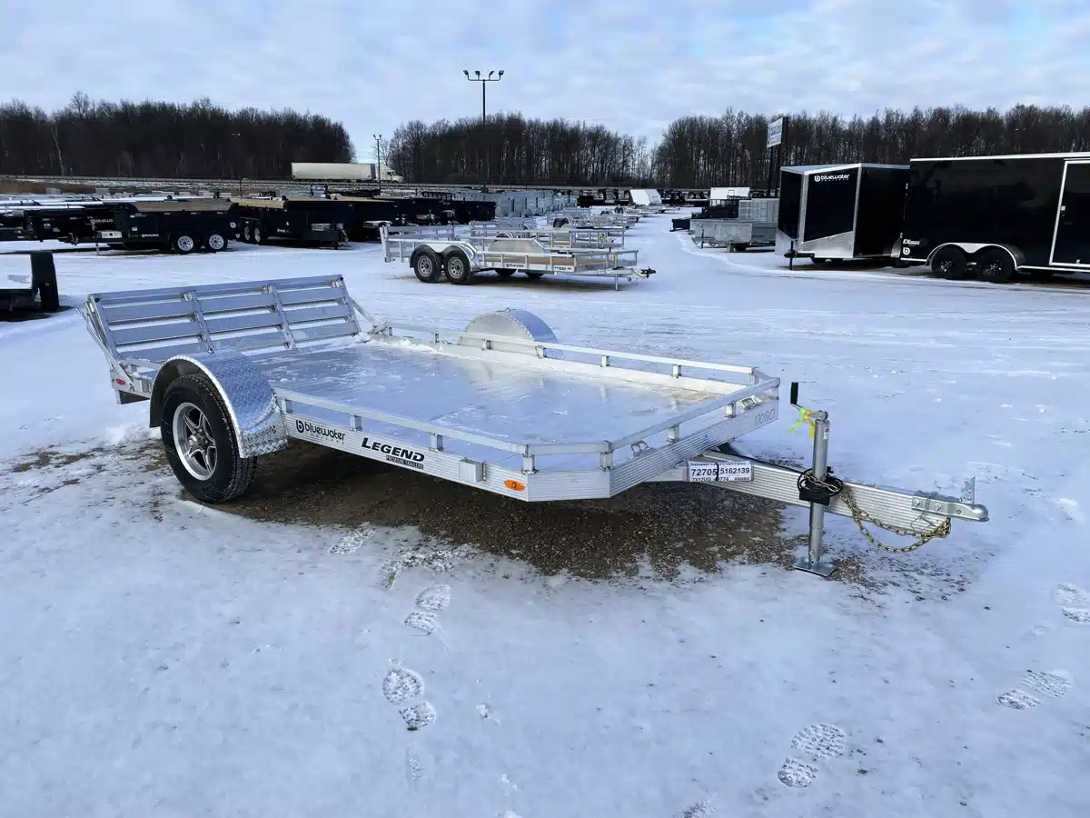 Gallery image 2 for 2026 Legend Aluminum Single Axle Utility Gate Trailer 2,990lb Trailer