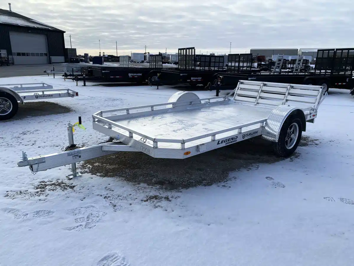 Gallery image 1 for 2026 Legend Aluminum Single Axle Utility Gate Trailer 2,990lb Trailer