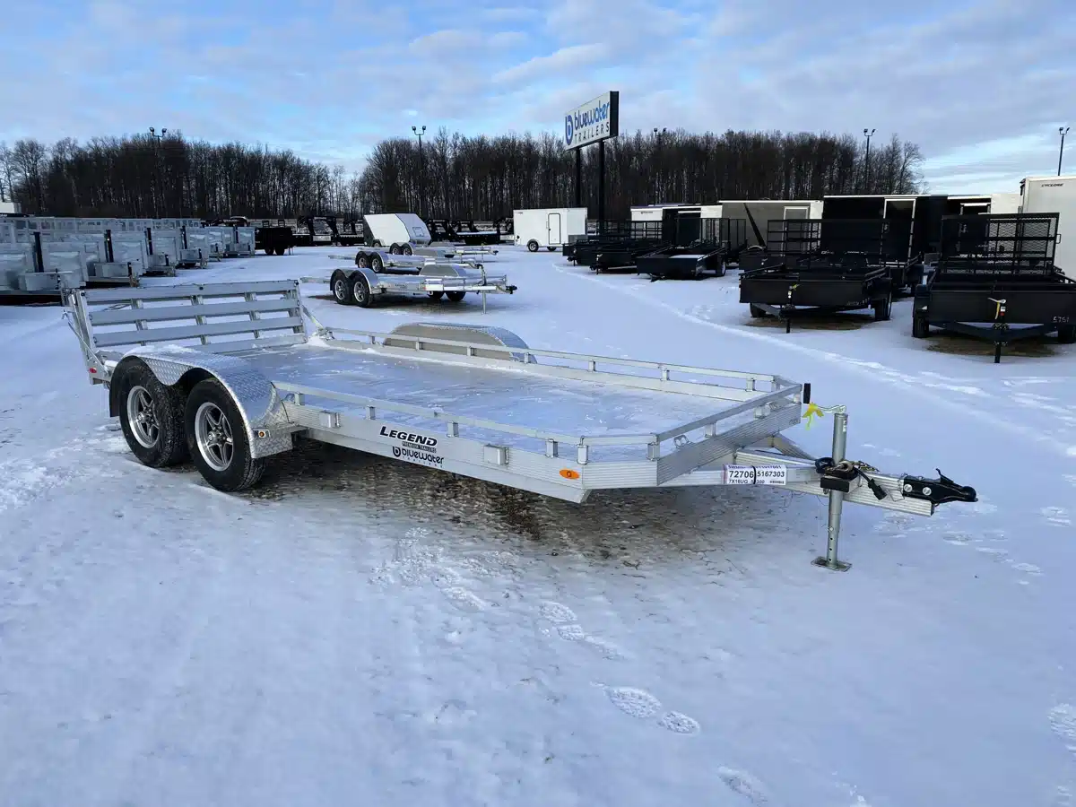 Gallery image 2 for 2026 Legend Aluminum Utility Gate Trailer