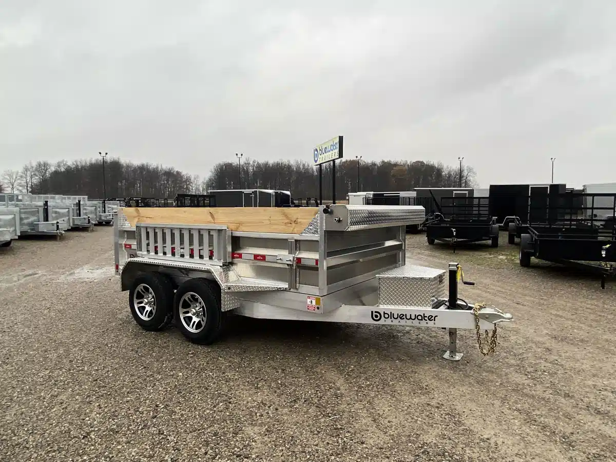 Gallery image 1 for 2026 Nordtek Aluminum Tandem Axle Dump Trailer 7,000lb Trailer - Dump