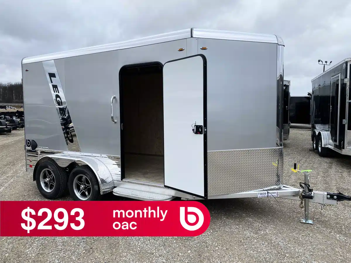 Gallery image 1 for 2026 Legend ALUMINUM V-NOSE Trailer