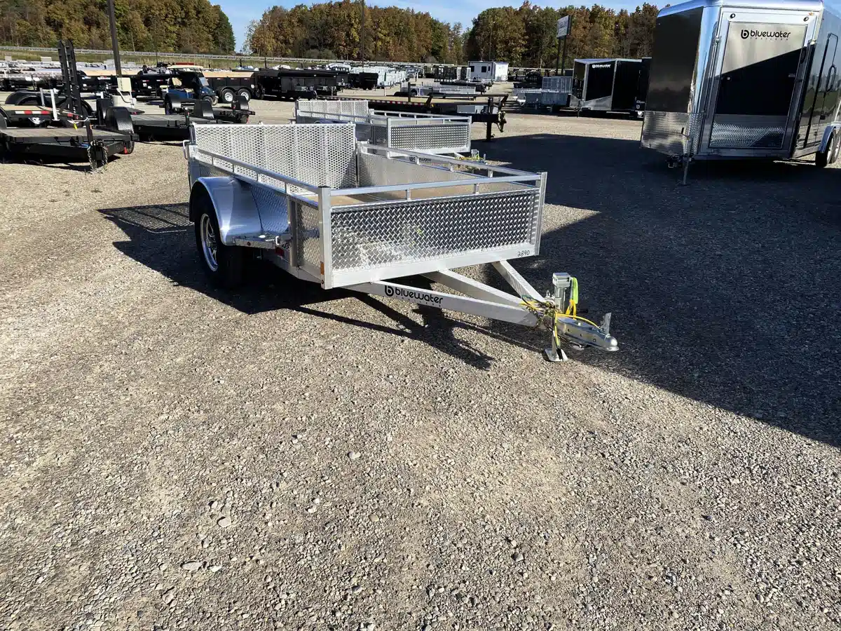 Photo de la Galerie 1 pour 2026 SINGLE AXLE ALUMINUM UTILITY TRAILER remorque - utilitaire