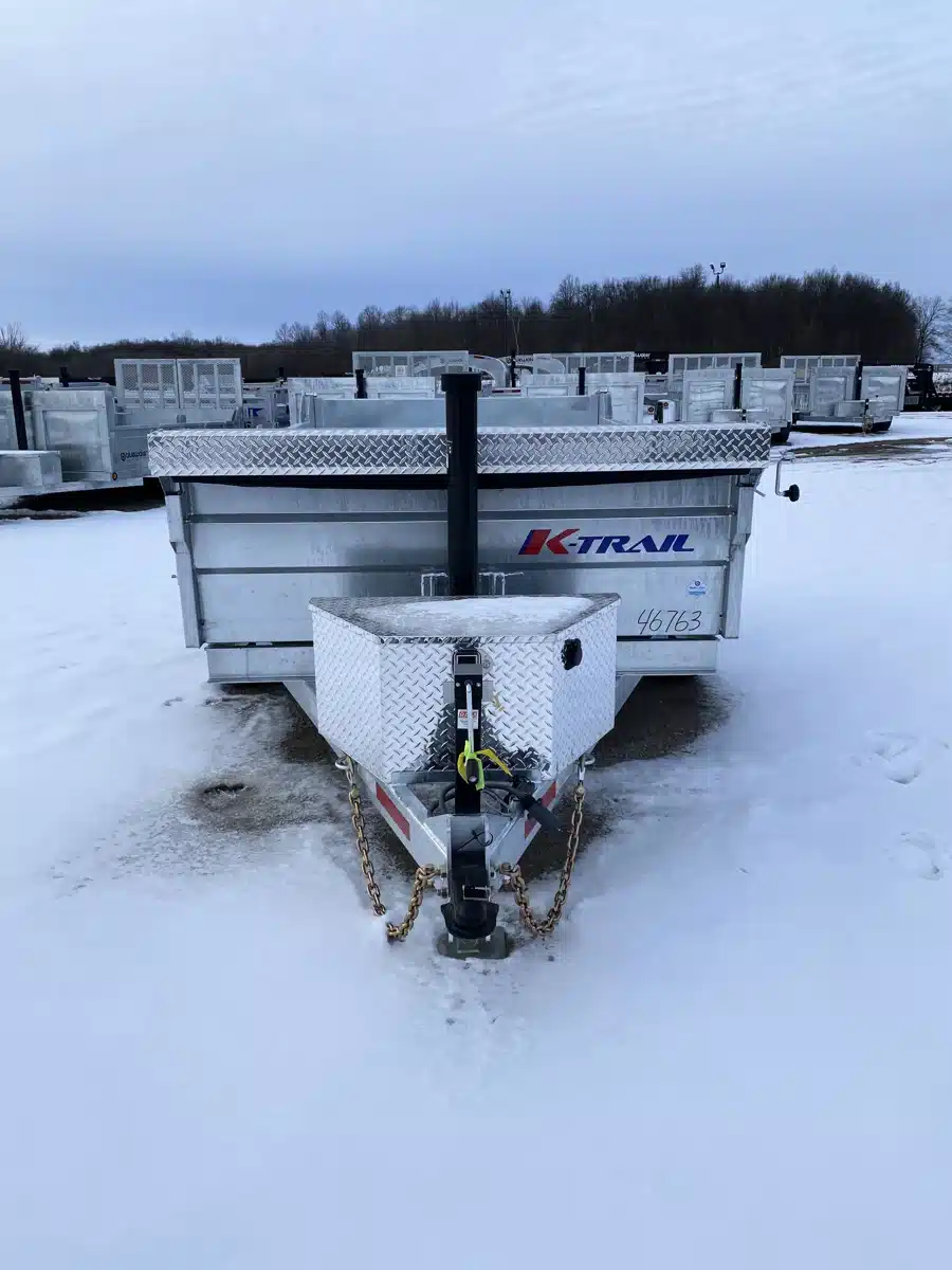 Gallery image 2 for 2026 K-Trail Galvanized Dump Expert Trailer Series 9,900 Lb Trailer