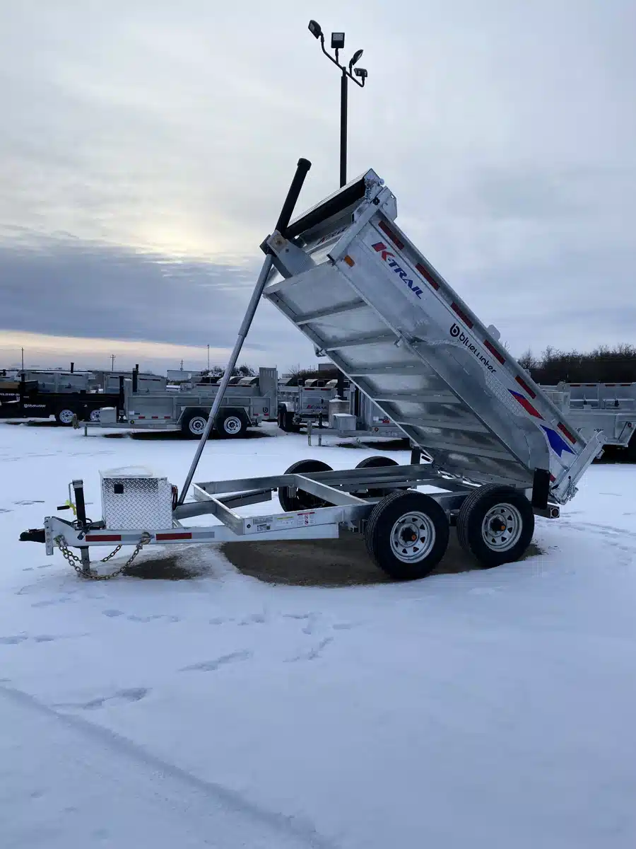 Gallery image 1 for 2026 K-Trail Galvanized Dump Expert Trailer Series 9,900 Lb Trailer