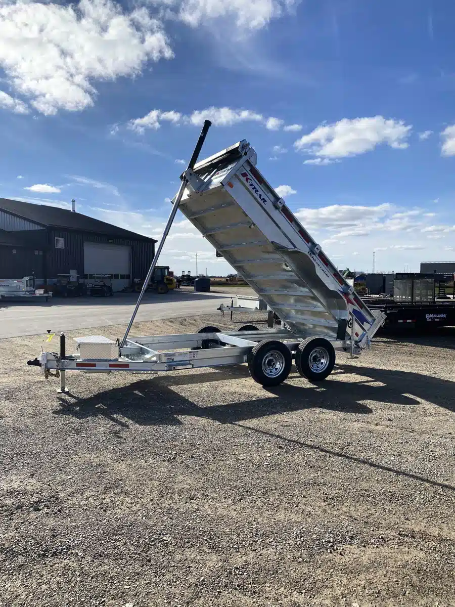 Gallery image 1 for 2026 K-Trail Galvanized Dump Expert Trailer Series 9,900 Lb Trailer