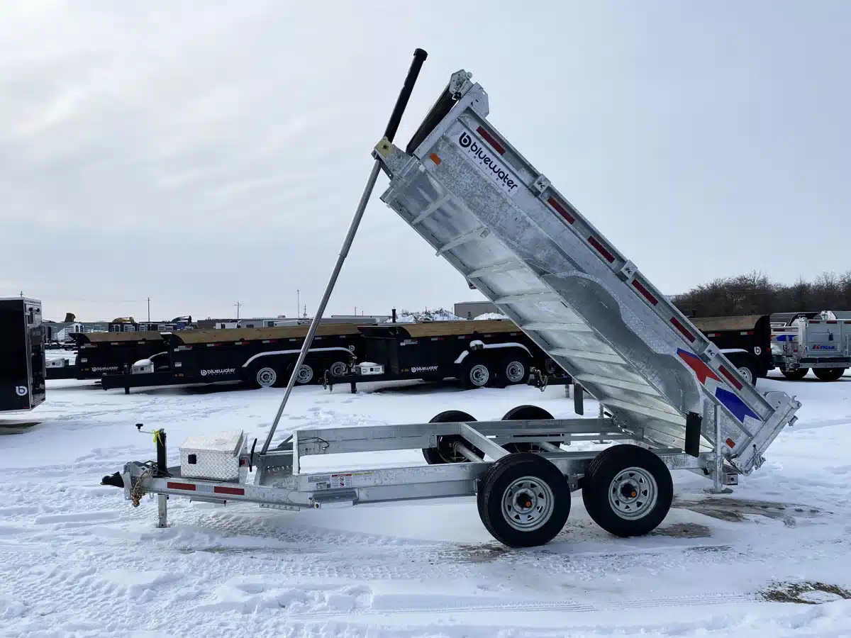 Gallery image 1 for 2026 K-Trail Galvanized Dump Expert Trailer Series 9,900 Lb Trailer