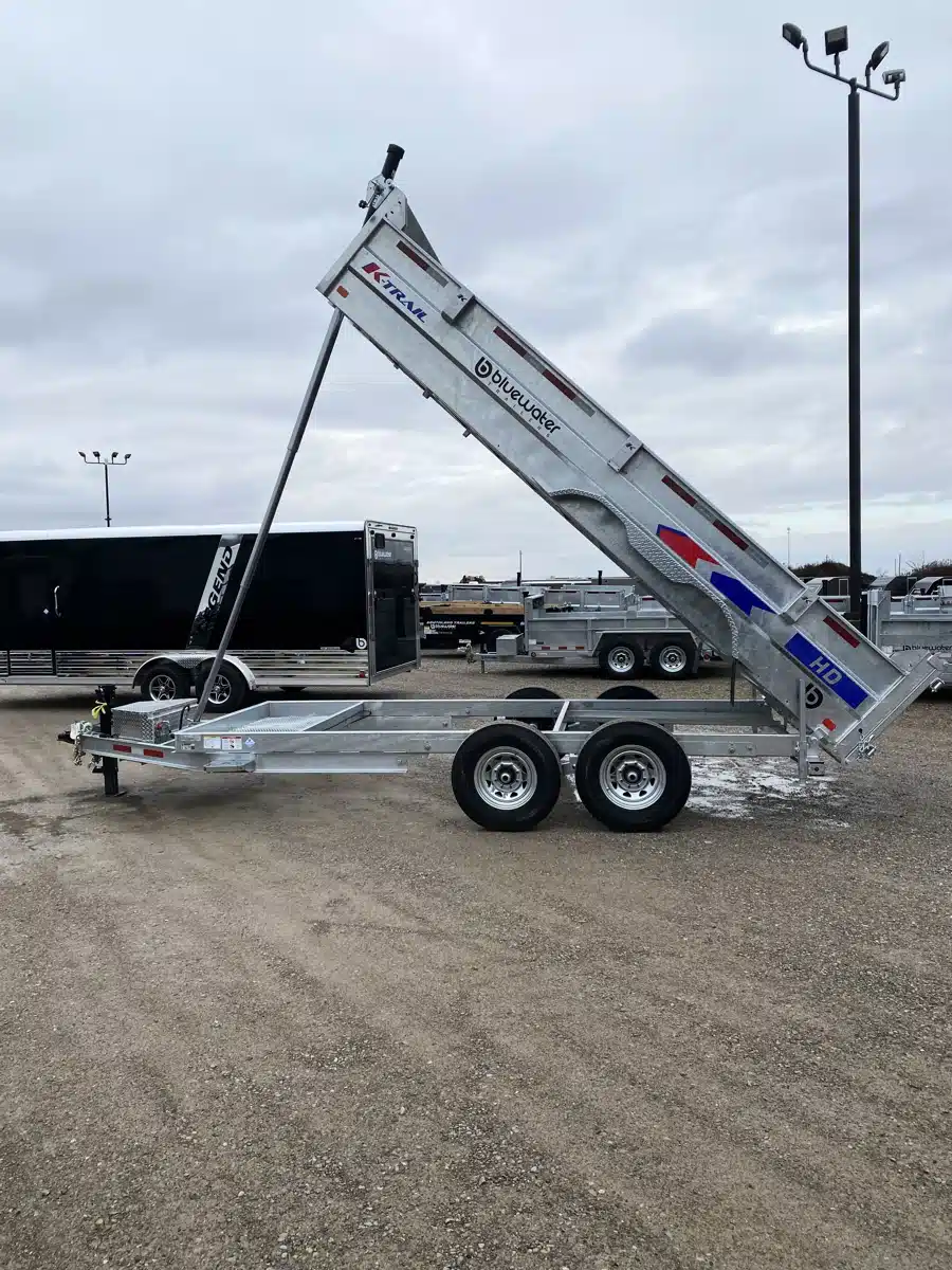 Gallery image 1 for 2026 K-Trail Galvanized Dump Expert Trailer Series 14,000 Lb Trailer