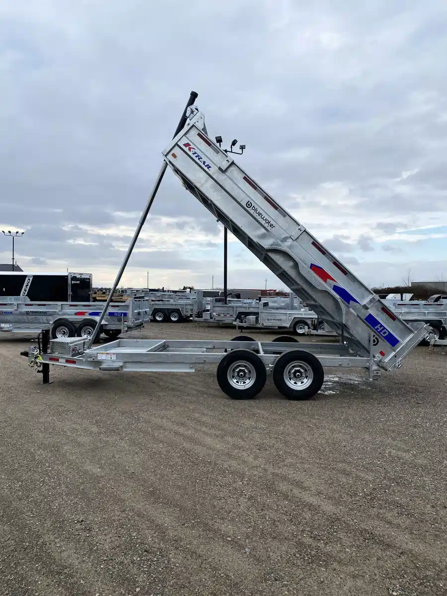 Gallery image 1 for 2026 K-Trail Galvanized Dump Expert Trailer Series 14,000 Lb Trailer