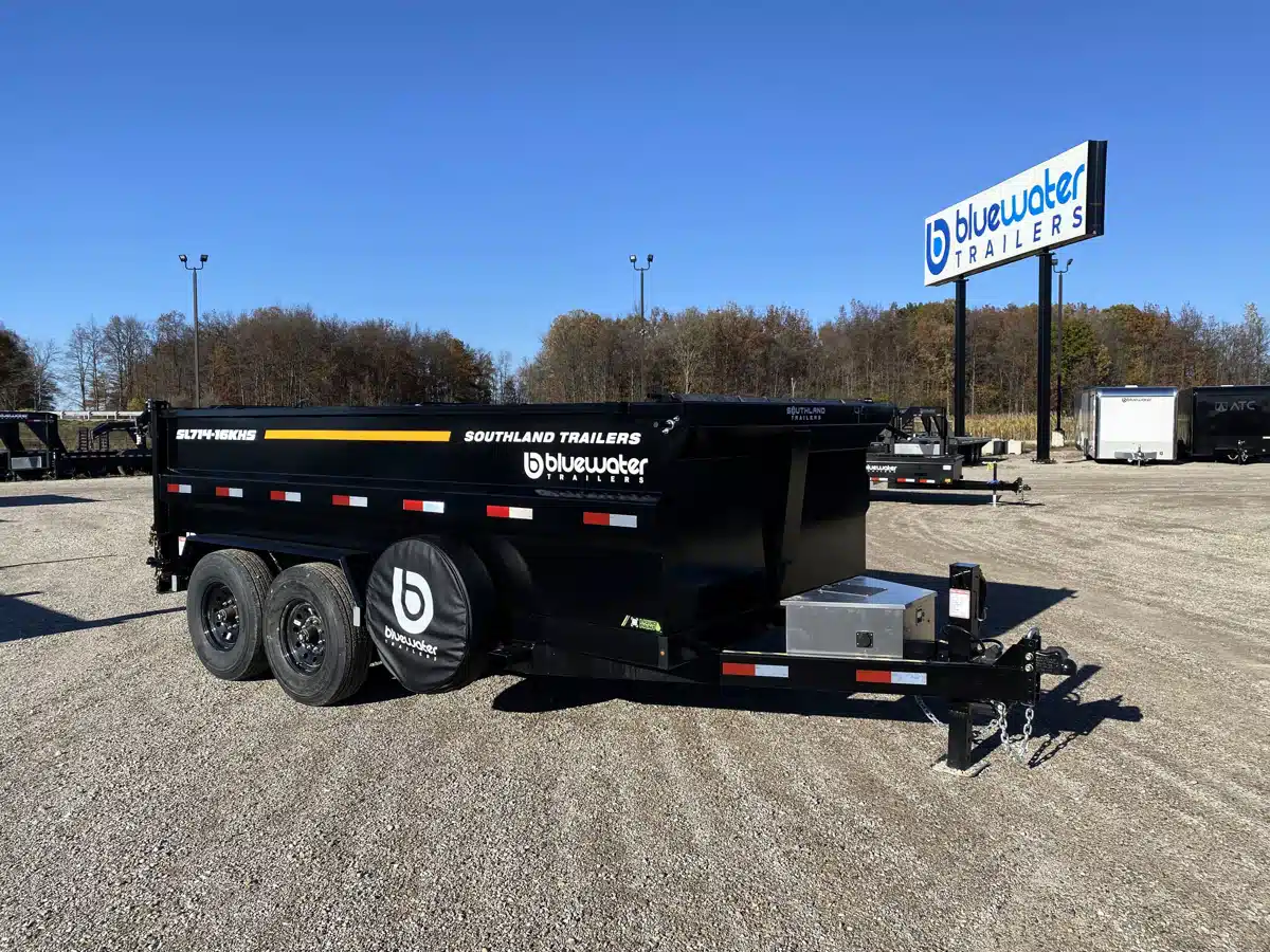 Gallery image 2 for 2026 Bluewater Southland Trailers Tandem Axle Highside Dump Trailer 17,560 lb Trailer - Dump