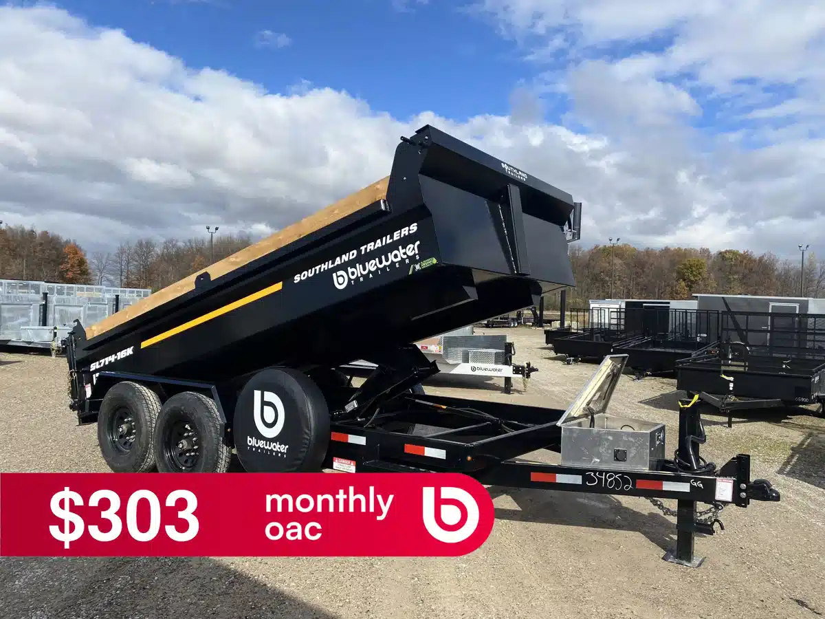 Gallery image 1 for 2026 Bluewater Southland Trailers Tandem Axle Dump Trailer 17,385 lb Trailer - Dump