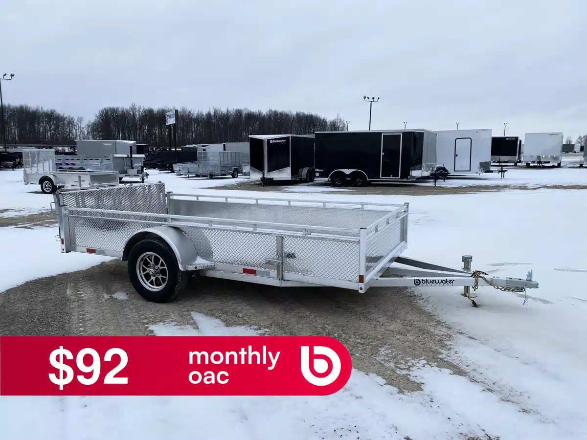 Photo de la Galerie 1 pour 2026 Canadian Mennonite Built SINGLE AXLE ALUMINUM UTILITY TRAILER remorque - utilitaire