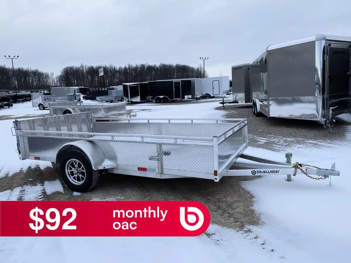 Photo de la Galerie 1 pour 2026 Canadian Mennonite Built SINGLE AXLE ALUMINUM UTILITY TRAILER remorque - utilitaire