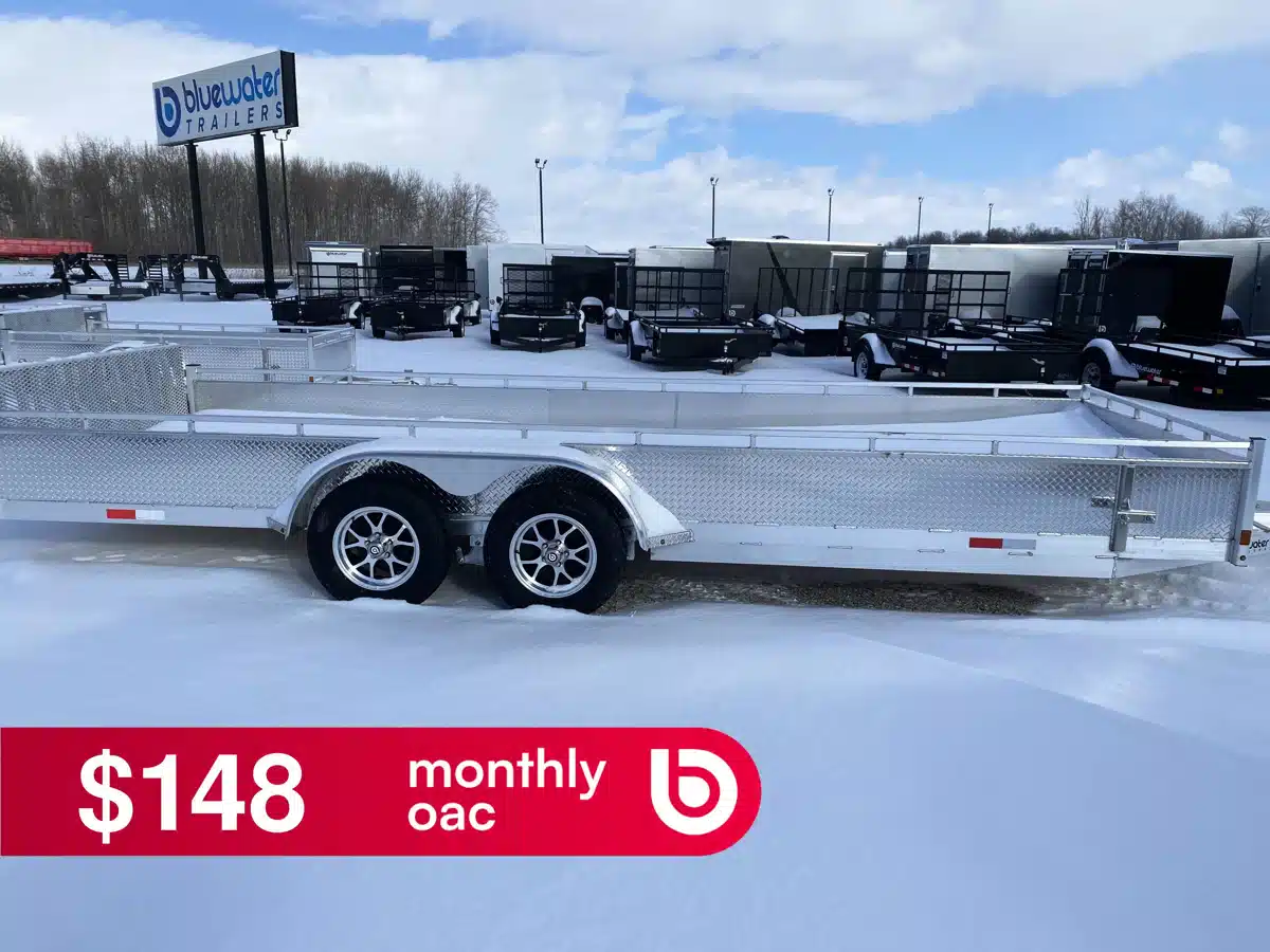 Photo de la Galerie 1 pour 2026 Canadian Mennonite Built TANDEM AXLE ALUMINUM UTILITY TRAILER remorque - utilitaire