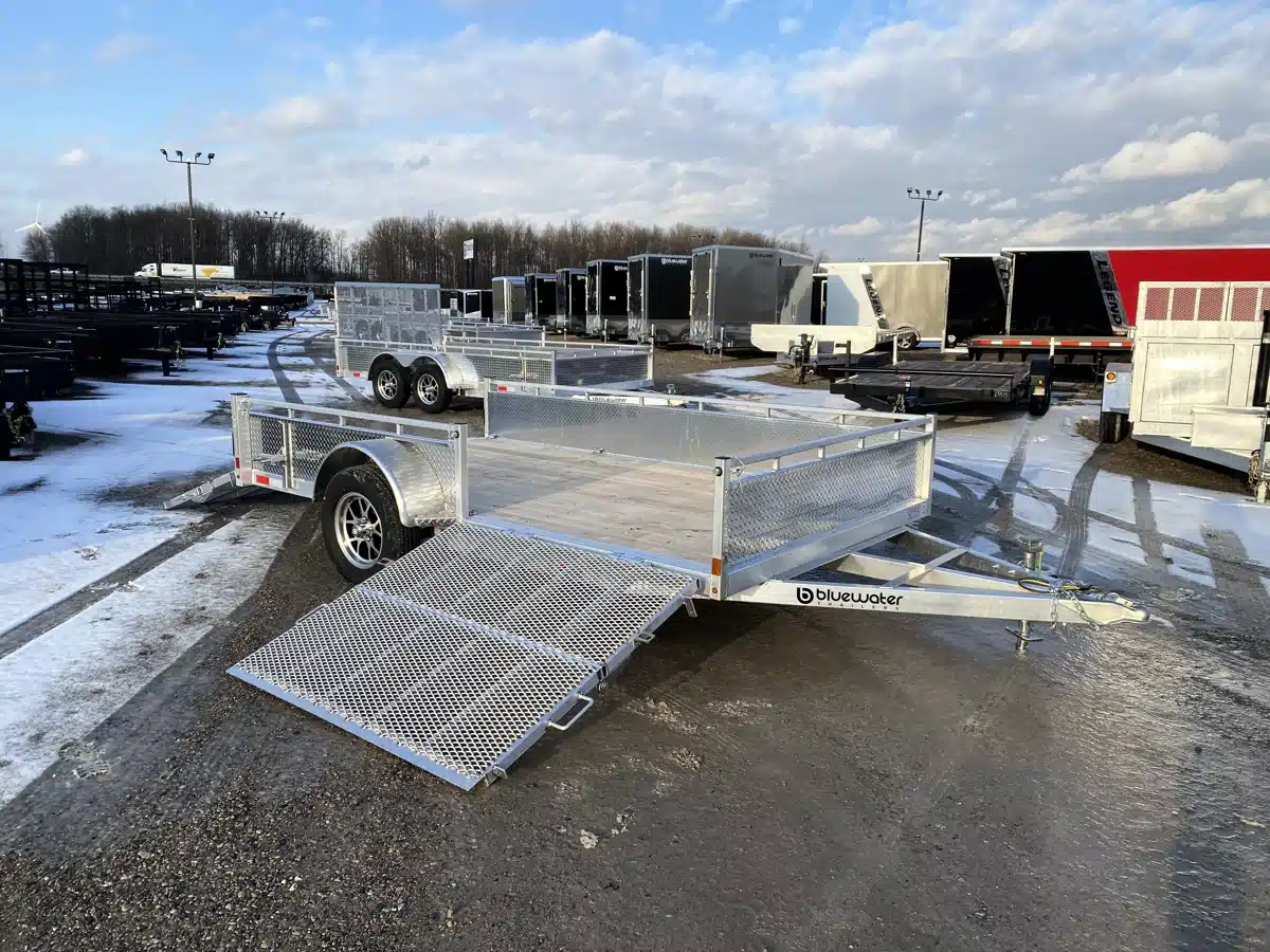 2026 Canadian Mennonite Built Side Loader Aluminum Trailer - Utility