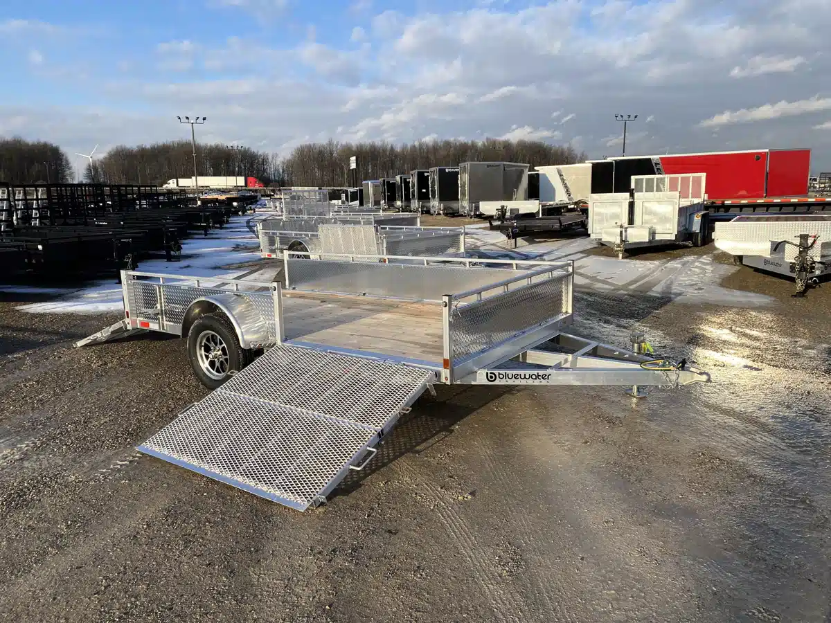 2026 Canadian Mennonite Built Side Loader Aluminum Trailer - Utility