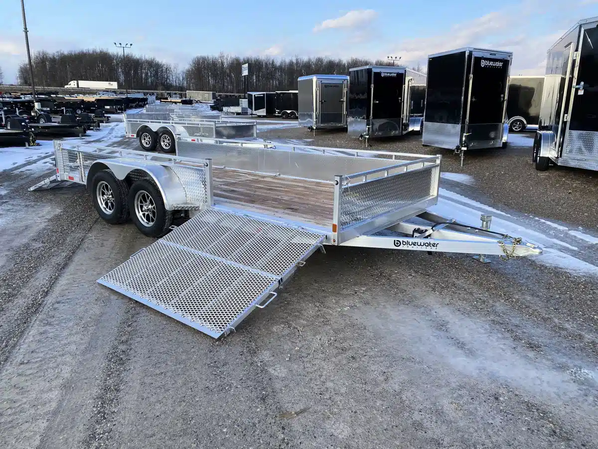 2026 Canadian Mennonite Built Side Loader Aluminum Trailer - Utility