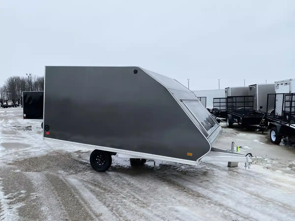 Gallery image 1 for 2026 Sno-Pro Aluminum 12 ft Hybrid Trailer