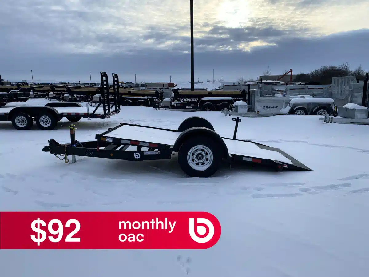 Photo de la Galerie 1 pour 2026 Canada Trailers Single Axle Gravity Tilt Trailers 5,200 lbs. GVWR Remorque - Plateforme basculante