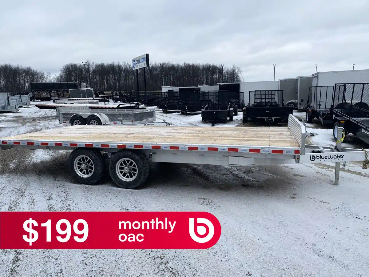 Photo de la Galerie 1 pour 2026 Canadian Mennonite Built TANDEM AXLE ALUMINUM DECK OVER Remorque - Plateforme
