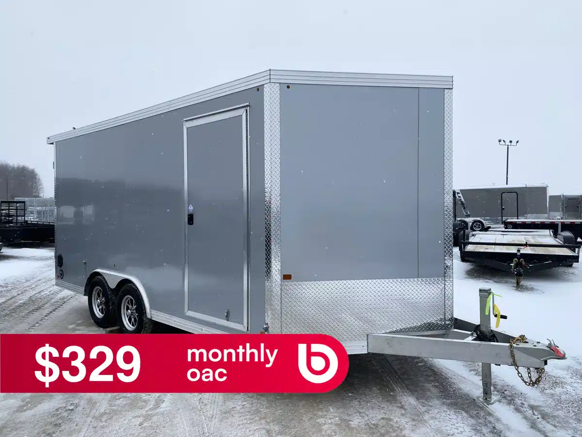 Photo de la Galerie 1 pour 2026 Canadian Mennonite Built Aluminum Enclosed Carhauler Trailer Remorque - Porte-voiture