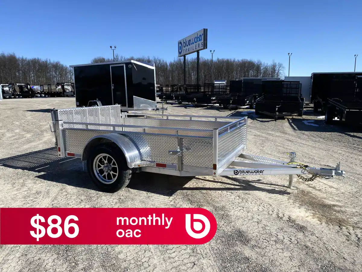 Photo de la Galerie 1 pour 2026 Canadian Mennonite Built SINGLE AXLE ALUMINUM UTILITY TRAILER remorque - utilitaire
