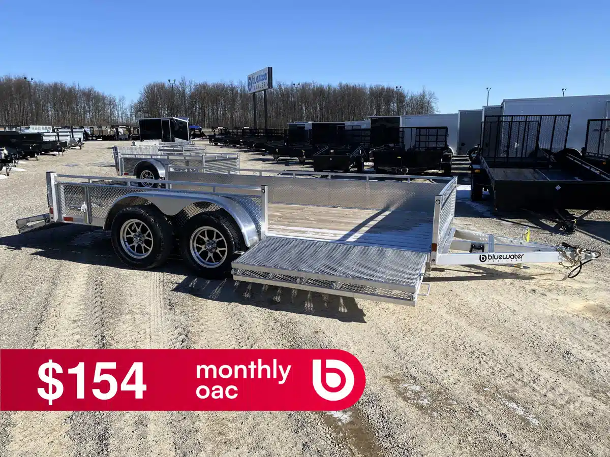 Photo de la Galerie 1 pour 2026 Canadian Mennonite Built SIDE LOADER ALUMINUM UTILITY remorque - utilitaire