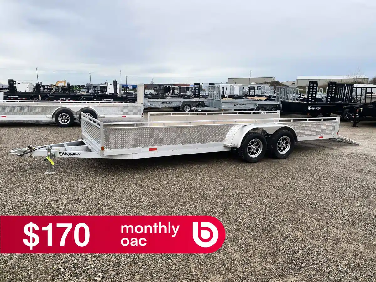 Photo de la Galerie 1 pour 2026 Canadian Mennonite Built SIDE LOADER ALUMINUM UTILITY remorque - utilitaire