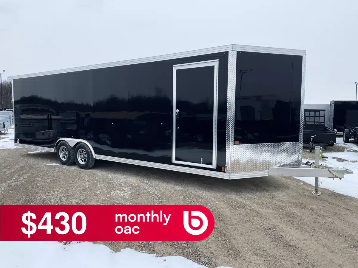 Photo de la Galerie 1 pour 2026 Canadian Mennonite Built Aluminum Enclosed Carhauler Trailer Remorque - Porte-voiture