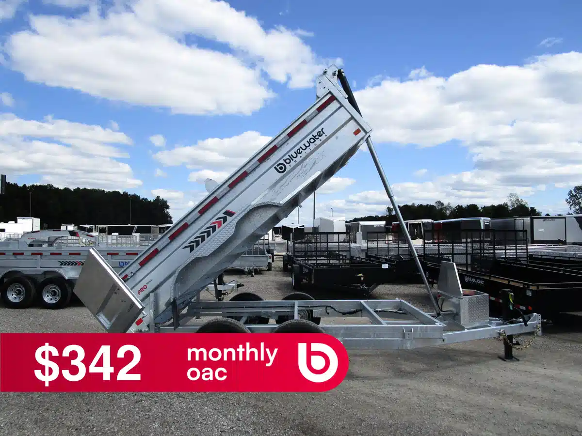 2026 K-Trail Galvanized Dump Expert Trailer Series 14,000 Lb Trailer