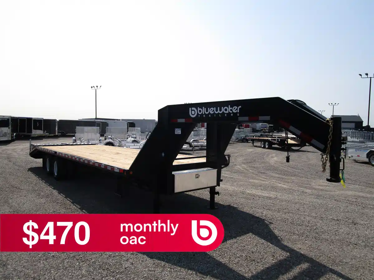 2026 Canada Trailers Premium Gooseneck Trailer 25,920 lbs. GVWR Trailer - Flat Deck