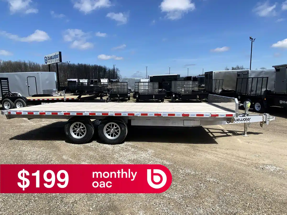 Photo de la Galerie 1 pour 2026 Canadian Mennonite Built TANDEM AXLE ALUMINUM DECK OVER Remorque - Plateforme