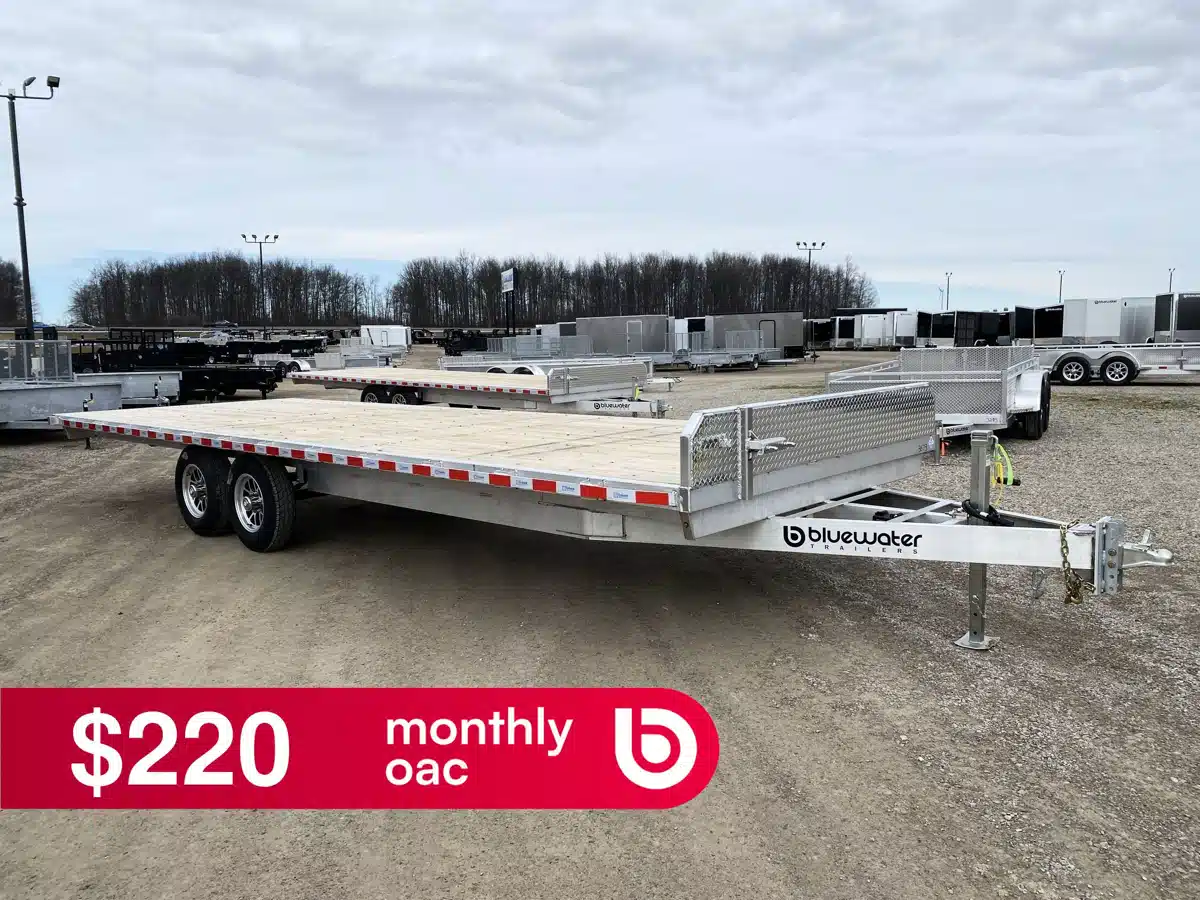 Photo de la Galerie 1 pour 2026 TANDEM AXLE ALUMINUM DECK OVER Remorque - Plateforme