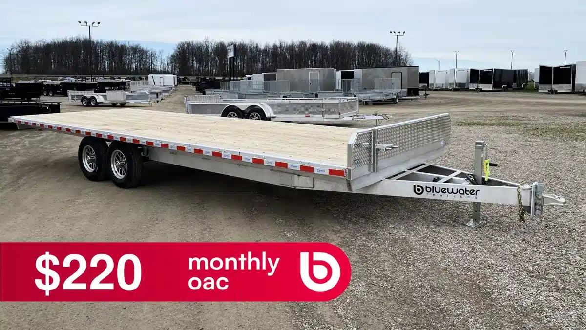Photo de la Galerie 1 pour 2026 Canadian Mennonite Built TANDEM AXLE ALUMINUM DECK OVER Remorque - Plateforme