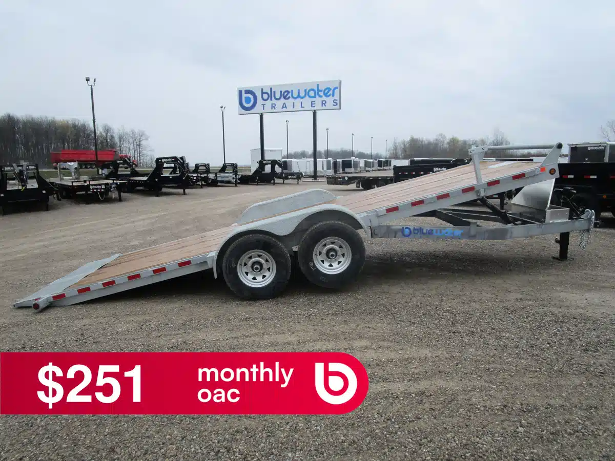 Gallery image 1 for 2026 Canada Trailers Galvanized Hydraulic Power-Tilt Trailer 15,120 lbs. GVWR Trailer - Tilt Deck