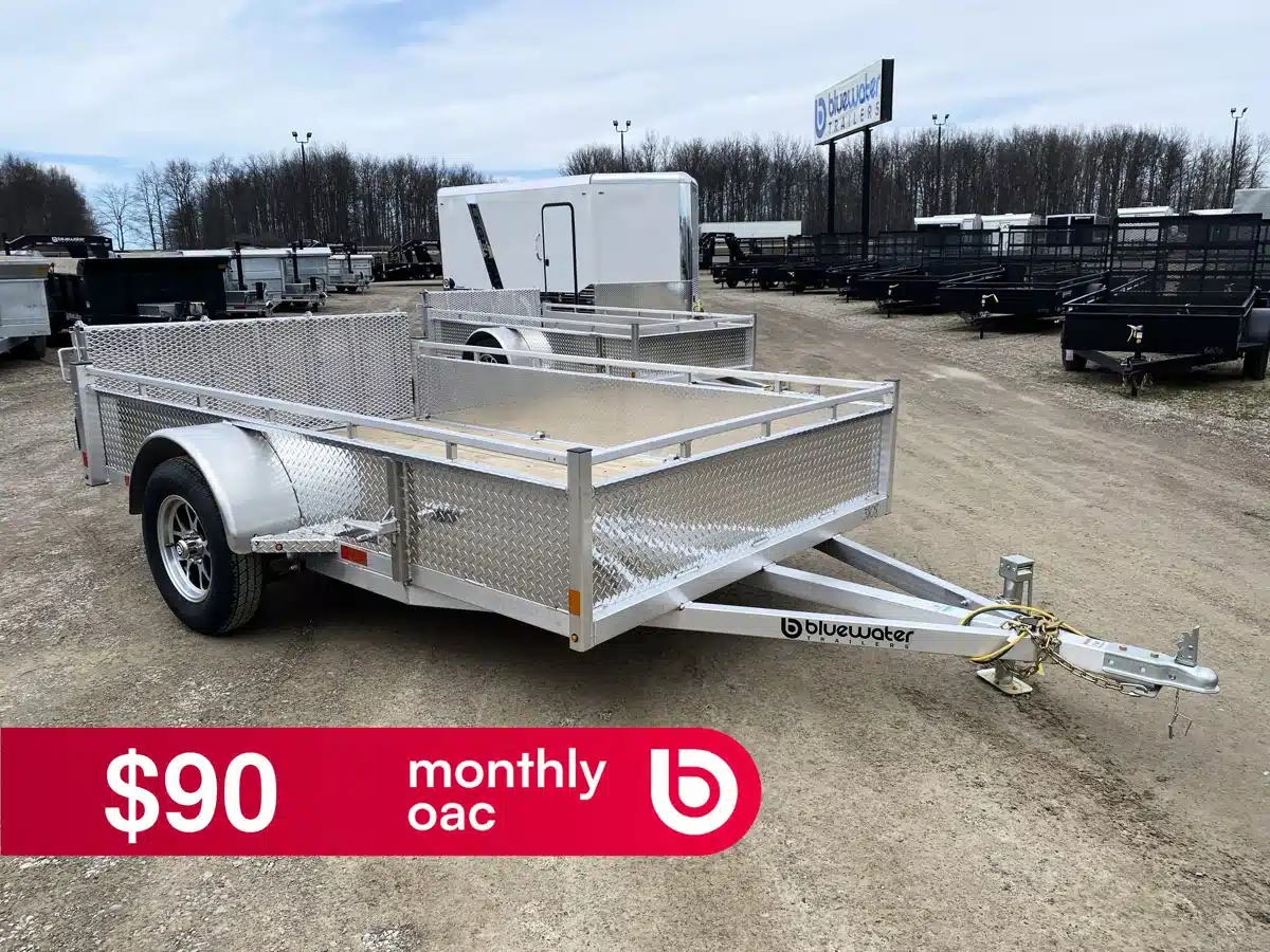 Photo de la Galerie 1 pour 2026 Canadian Mennonite Built SINGLE AXLE ALUMINUM UTILITY TRAILER remorque - utilitaire