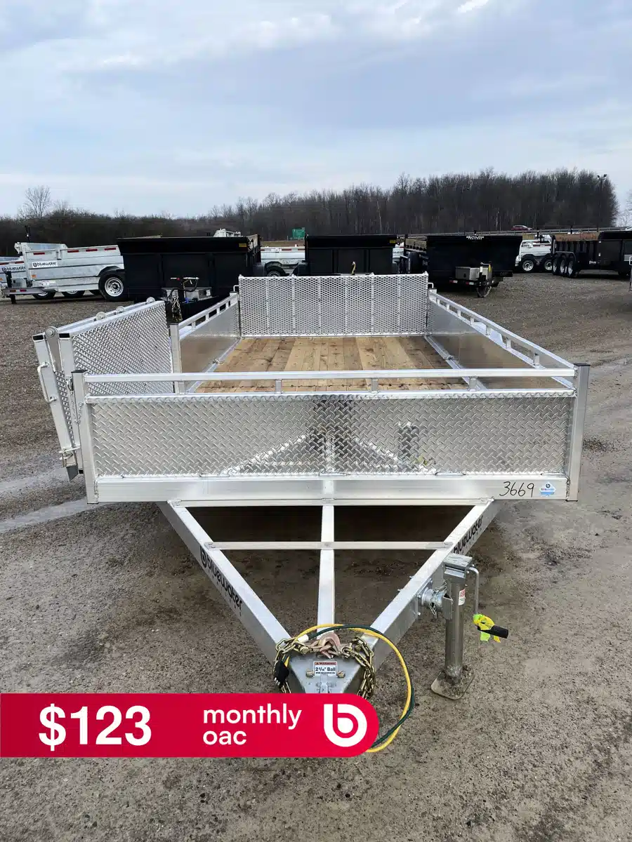 Gallery image 1 for 2026 Canadian Mennonite Built SIDE LOADER ALUMINUM Trailer - Utility