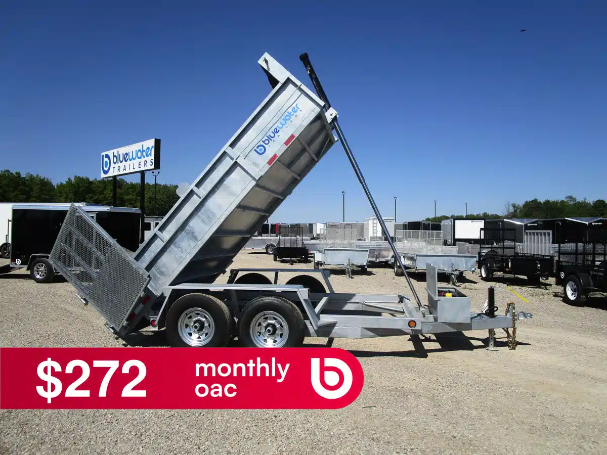 2026 Advantage General Galvanized Combo Dump Trailer Series Trailer - Dump